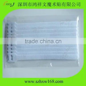 Wholesale Colored 12*180mm 10pcs per Polybag Hook And Loop Cable Ties thumbnail-1