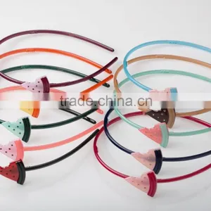 Little Girls Rhinestone Hair Accessories Stylish Cartoon Shape Hair Band Cute Watermelon Headband thumbnail-1