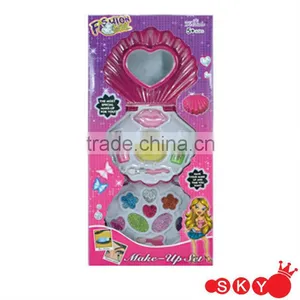 2014 Hottest Girl Makeup Toy With Mirror Kids Cosmetics Play Set thumbnail-1