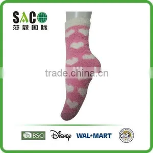 Colourful Heart Jacquard Fluffy Socks thumbnail-3