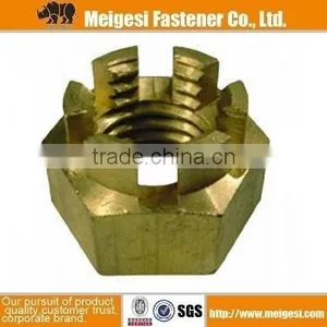 DIN935 Hex Slotted Nuts,Slotted Nuts Metric,Round Slotted Nuts thumbnail-1