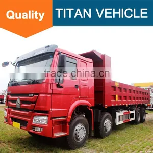 Sino Truck 12 Wheels Howo 380HP 8X4 60 Ton Hyva Tipper Dump Truck for Sale thumbnail-2