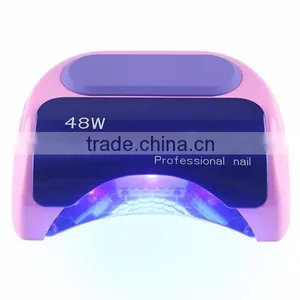 China Factory Fast Curing Time 48w Led +ccfl Nail Lamp With Mini Fan Inside thumbnail-2