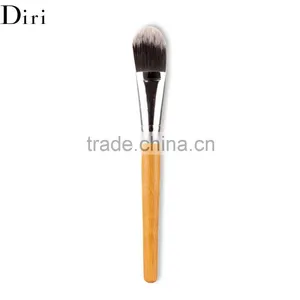 Women Beauty Bamboo Handle Makeup Face Foundation Brush thumbnail-5