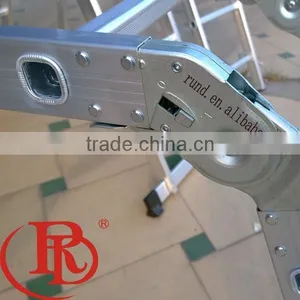 RD Telescopic Metal Pipe Aluminum Loft Ladder thumbnail-5