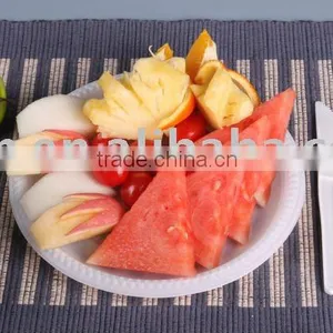 Eco Friendly Biodegradable Cornstarch Disposable Food Plate thumbnail-1