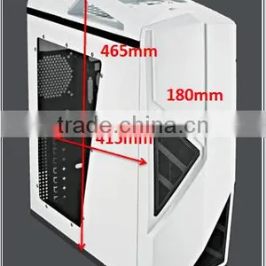 New Gaming Computer Case With Water Cooling System 0.55mm SPCC With 8cm Color Fan In the Front thumbnail-6