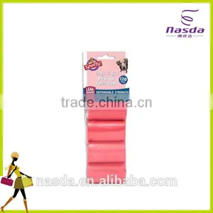 High Quality Pickup Bag Refill Pack, 120 Bags, Pink thumbnail-1