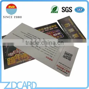 Cusomized Printing 13.56mhz Paper RFID Entrance Ticket thumbnail-1