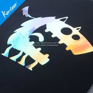 High Quality Hologram Heat Transfer Vinyl 50cm*25m One Roll thumbnail-3