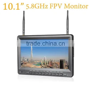 10.1" Monitor for DJI Phantom 2 Quadcopter and Features With 5.8GHz 32CH Dual AV Receiver thumbnail-1
