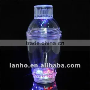 Light-up Multicolored Flashing Blink LED Cocktail Shaker Bar Cups Party Set thumbnail-1