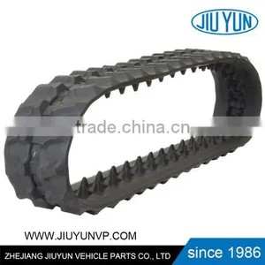 REPLACEMENT TRACK JIUYUN Rubber TrackSize: 400x72.5x74W for Bobcat E55 Mini Excavators thumbnail-1