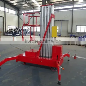 Small Aluminium Man Lift For Wall Washing Work thumbnail-3