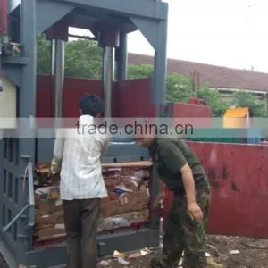 DA-100T Vertical Hydraulic Semi-automatic Waste Paper Baler thumbnail-3