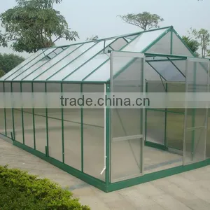 Prefabricated Commercial Twin Wall Polycarbonate Greenhouse thumbnail-1