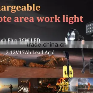 Led Marine Searchlight RLS-9936 36w Rechargeable Hunting Spotlight From Guangzhou JGL thumbnail-1
