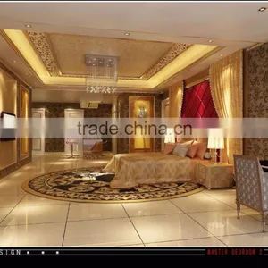 3D Rendering Architectural Villa With Furniture Decoration thumbnail-3