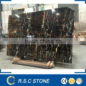 Polished Portoro Gold Marble for Decoration thumbnail-1
