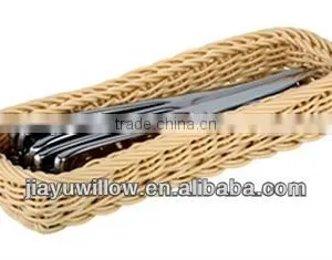 Wholesale Cheap Natural Wicker Household Beautiful Tableware Knife Container thumbnail-1