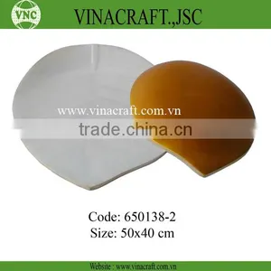 Orage Sun Bamboo Dish in Leaf Shape thumbnail-1
