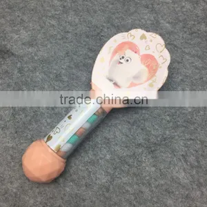 New Products Multifunction Plastic Hair Brush With Baby Hair Ties for Children thumbnail-2