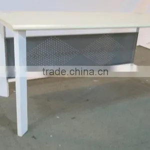 Elegant Simple Knock Down Office Conference Table Computer Desk Meeting Table Desktop Computer Desk With Modesty Panel thumbnail-1