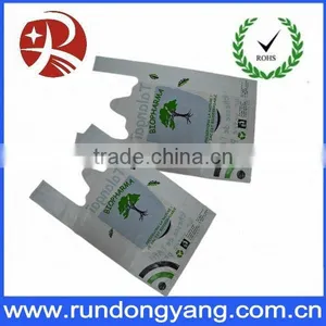 Environmental Plastic t Shirt Packaging Bag Printed With Logo thumbnail-1