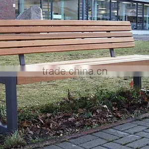 Modern Outdoor Furniture,Wooden Long Bench In Park thumbnail-3