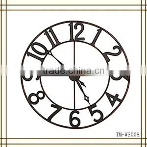 Hot Sale Wrought Iron Wall Clock thumbnail-1