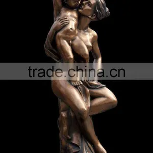 Lost Wax Method Casting Bronze Climbing Soldier Bronze Statue thumbnail-6