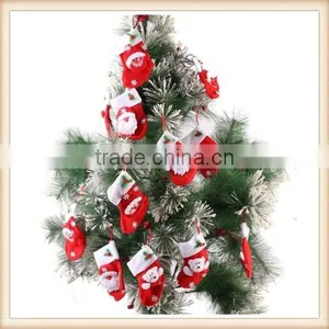 NEW 4 Christmas Table Decor Silverware Tableware Holder Socks Candy Stock thumbnail-2