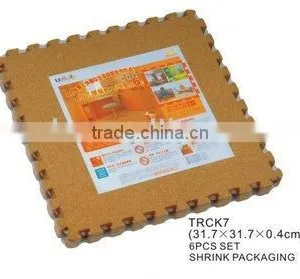 Promotional 6pcs Set Cork Floor Mats thumbnail-1