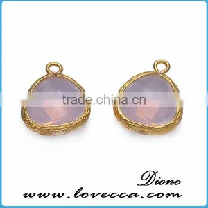 High Quality Attractive Price Grey Color Stone Pendant for Jewelry Making thumbnail-1
