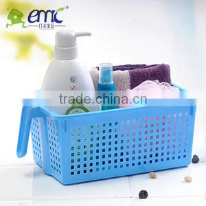 Bathroom With Handle Plastic Storage Basket thumbnail-1