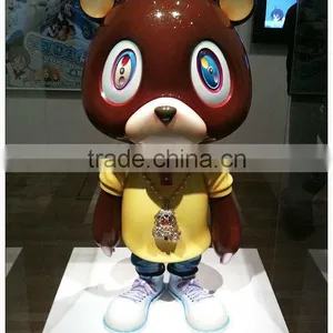 China Supplier Wholesale High Quality Fiberglass Life Size Cartoon Statue thumbnail-1
