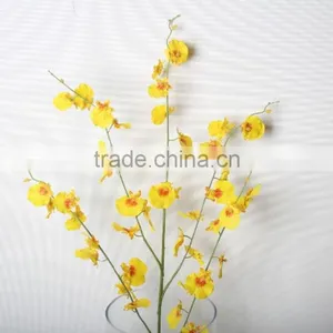 Yellow Dancing Orchids Artificial Decorative Dancing Orchids Flowers for Wholesale thumbnail-4