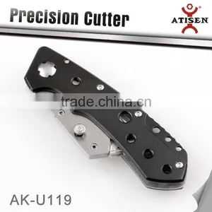 NEW Folding Utility Cutter Knife Locks With Belt Clip thumbnail-2
