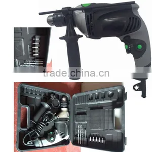 GOLDENTOOL Hot Selling 13mm 710w Aluminum Housing Portable Electric Power Impact Drill Kit thumbnail-1