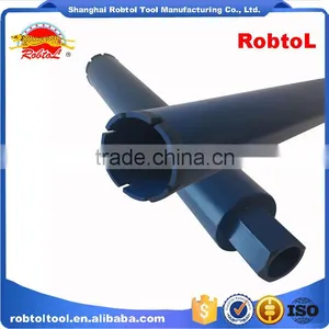 55mm Cured Reinforced Concrete Diamond Core Drill Bits Asphalt Masonry Cement Brick Block Wet Boring Segmented Brazed Laser Weld thumbnail-6