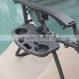 2 Pack Metal Pool Folding Green Anti Gravity Chair With Cup Holder thumbnail-4