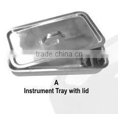 Instrument Tray With Lid and Handle thumbnail-1