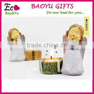 Natural Resins European Retro Romantic Creative Candle Holders China Traditional Crafts Ornaments Candlestick Wedding Decoration thumbnail-1