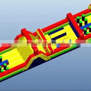 Customized Boot Camp Inflatable Obstacle Course Cheap on Sale thumbnail-2
