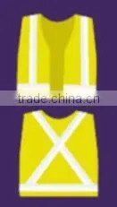 High Quality Flourescent Yellow Safety Reflective Vest With Competitive Price for Chile Market thumbnail-1