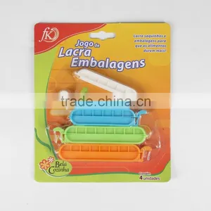 Small Plastic Circular Clamps Food Bag Sealing Clamp thumbnail-2