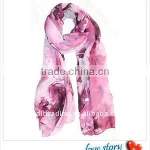 CT-SF010 Scarf Viscose With Printing Design thumbnail-1