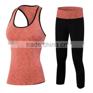 Women Sport Sets for Running Yoga Fitness Gym Girl Clothing Sports Bra and Sport Leggings Sportwear Suit for Woman thumbnail-2