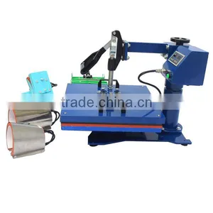 CE Approval 9 in 1 Combo Heat Press Machine for T-shirts, Mugs, Caps and Plates thumbnail-3
