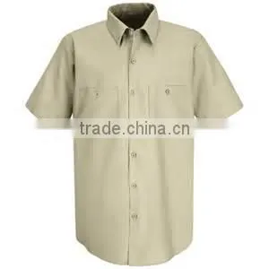 Custom Short/long Sleeve Rip Stop Shirts Mens Work Shirts thumbnail-3